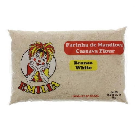 Cassava White 35.2oz | Farinha de Mandioca Branca Crua 1Kg