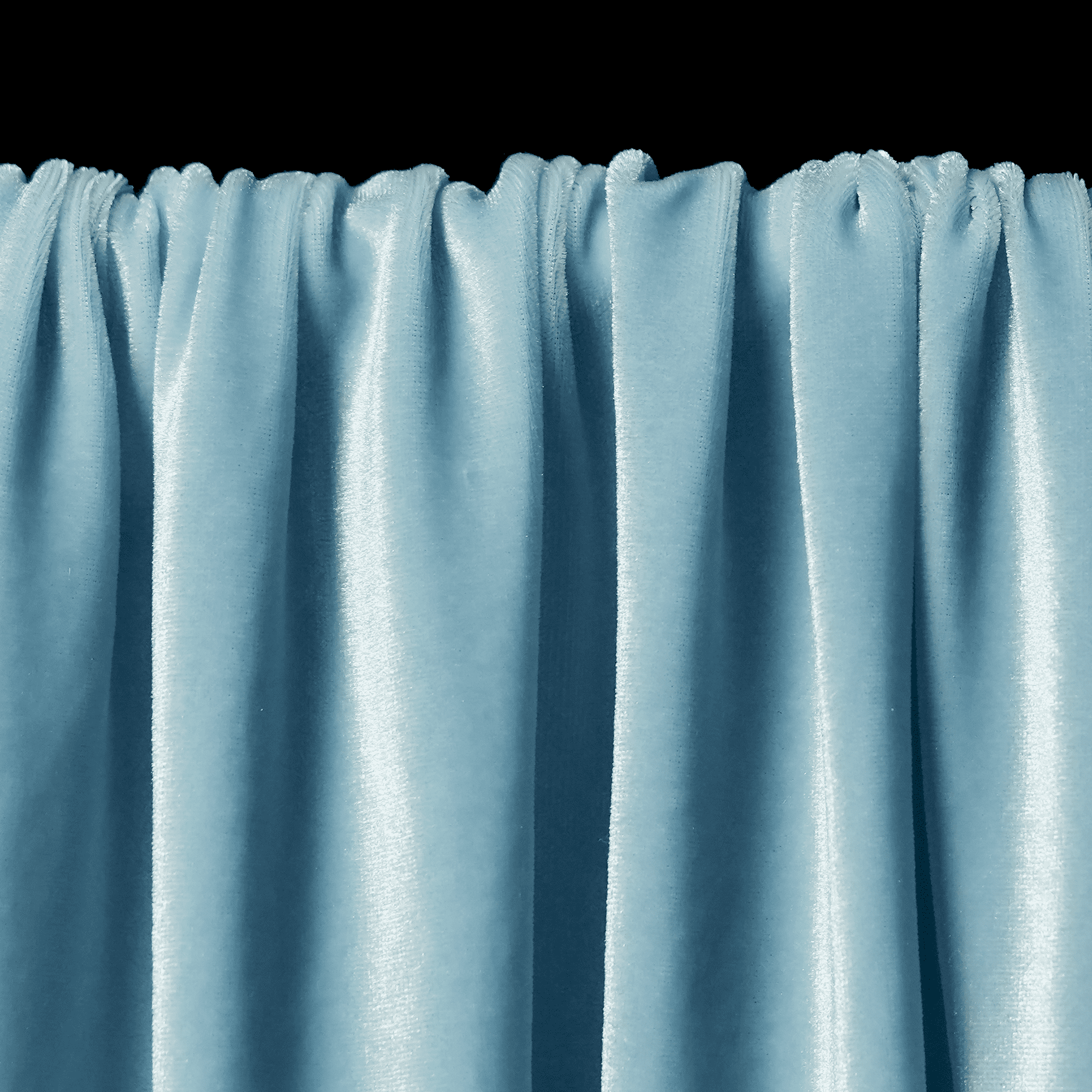 Ice Fabric Stretch Velvet Fabric by the Yard - 60" Wide Soft Stretchy Fabric for Sewing Clothes, Apparel, Costume, Crafts - 90% Polyester 10% Spandex - Baby Blue - 6 Yards