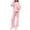 Pink, variant on YUGYXL Fall Sweatsuits Women 2 Piece Outfit Lounge Sets Matching Airport Oversized Sweatshirt Sweatpants Tracksuit White S