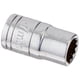 thumbnail image 1 of SK Hand Tool 43706 - Llave de vaso estándar de 12 puntos (1/4", 7 mm), color chapado en cromo, 1 of 5