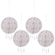 thumbnail image 1 of Lámpara China 12 Pulgadas Cálida Linterna Impresa Solar (2 Unidades Blancas), 1 of 9