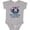 AC-Heather Grey, variant on Inktastic Grammy Loves Me Grandson Bear Boys Baby Bodysuit