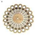 thumbnail image 1 of ENJOYW Napperon Table Exquise Fine Exécution Large Application Table Ronde Dentelle Sous-Verre pour Table de Cuisine Broderie PlacematMa, 1 of 7