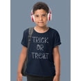 thumbnail image 2 of Trick Or Treat. Spiders T-Shirt Juniors -Image by Shutterstock,  Small, 2 of 4