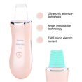thumbnail image 3 of Ultrasonic Skin Scrubber Face Cleaning Vibration Massage Home Beauty MachinePink, 3 of 4