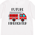 thumbnail image 4 of Inktastic Future Firefighter Red Fire Truck Engine Boys or Girls Long Sleeve Toddler T-Shirt, 4 of 5