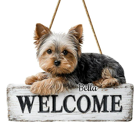 Personalized Dog Wood Sign, Personalized Dog Custom Shaped Wood Sign, Custom Pet Name Signs House Wooden Decorative Plaque for Home Farmhouse Decor