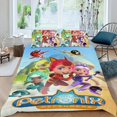 thumbnail image 2 of Defensores de Petronix Conjunto de sábanas temático, trío de piezas, cómodo y amigable con la piel, diseño único, regalo de decoración para el hogar para familiares, amigos y fans,135cm *200cm, 2 of 6
