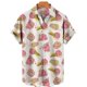 thumbnail image 3 of Camisas de playa hawaianas de verano para hombre, camisa con botones y estampado de postres en 3D para hombre, camisa informal de manga corta, ropa, 3 of 5
