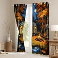 thumbnail image 3 of Erosebridal Country Camping Camper Black Out Curtains For Kids Boys,Adventure Theme Curtains Pack of 2 (42x63 Each) For RV Lover, 3 of 7