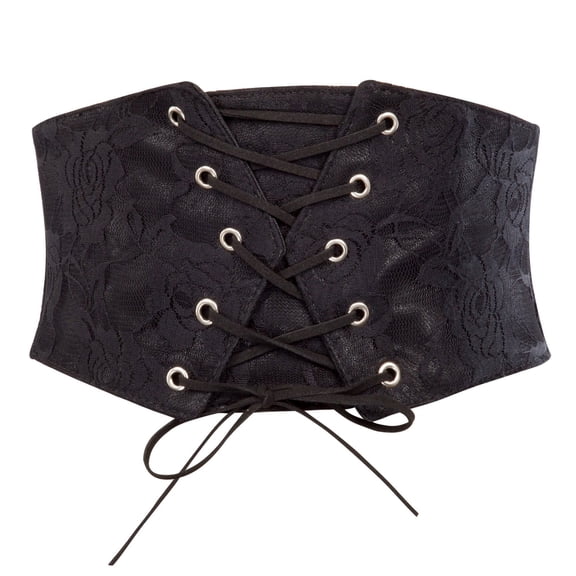 Pidzorl Women's Renaissance-Inspired Corset Belt, Elastic Wide Waist Belt for Dresses and Outfits