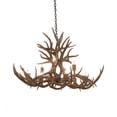 thumbnail image 4 of Meyda Tiffany 200459 Long Antlers Mule Deer 10 Light 38" Wide Antler Candle Style, 4 of 4