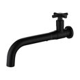 thumbnail image 1 of kurtrusly Easy Installation Basin Universal Fit Long Lasting Compact Single Cold Wall Mounted Sink 02 Black 1Set, 1 of 6