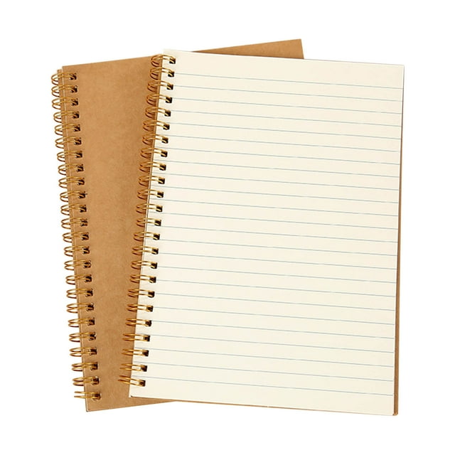 SLYNSHome Spiral Journaling Notebook,A5 Medium Size College Ruled Notebooks for Work,Writing,Journaling Office Supplies