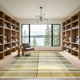 thumbnail image 2 of ODIKA 2'x3' Machine Washable Non-Slip Area Rug, Geometric Beige High Traffic Rug with Pad, Beige, 1023784, 2 of 8