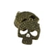 thumbnail image 3 of 6 colgantes de calavera de aleación de zinc, de plata y bronce, estilo gótico, para Halloween., 3 of 7