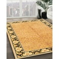 thumbnail image 2 of Ahgly Company Indoor Rectangle Traditional Saffron Yellow Persian Area Rugs, 2' x 4', 2 of 6