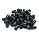 thumbnail image 1 of 50 tapas de extremo flexibles de vinilo, tapas de extremo de goma, cubierta de seguridad protectora de rosca de tornillo de perno negro (5/16 pulgadas 8,5 mm), 1 of 5