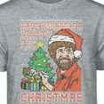thumbnail image 2 of Teelocity Bob Ross Happy Lil Christmas Graphic T-Shirt (3XL - Standard Fit, Athletic Heather), 2 of 4