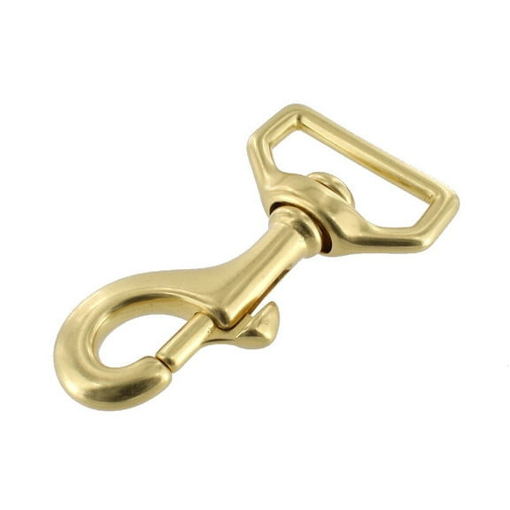 3600 Natural Brass, Swivel Bolt Snap, Solid Brass-LL, 1-1/4"