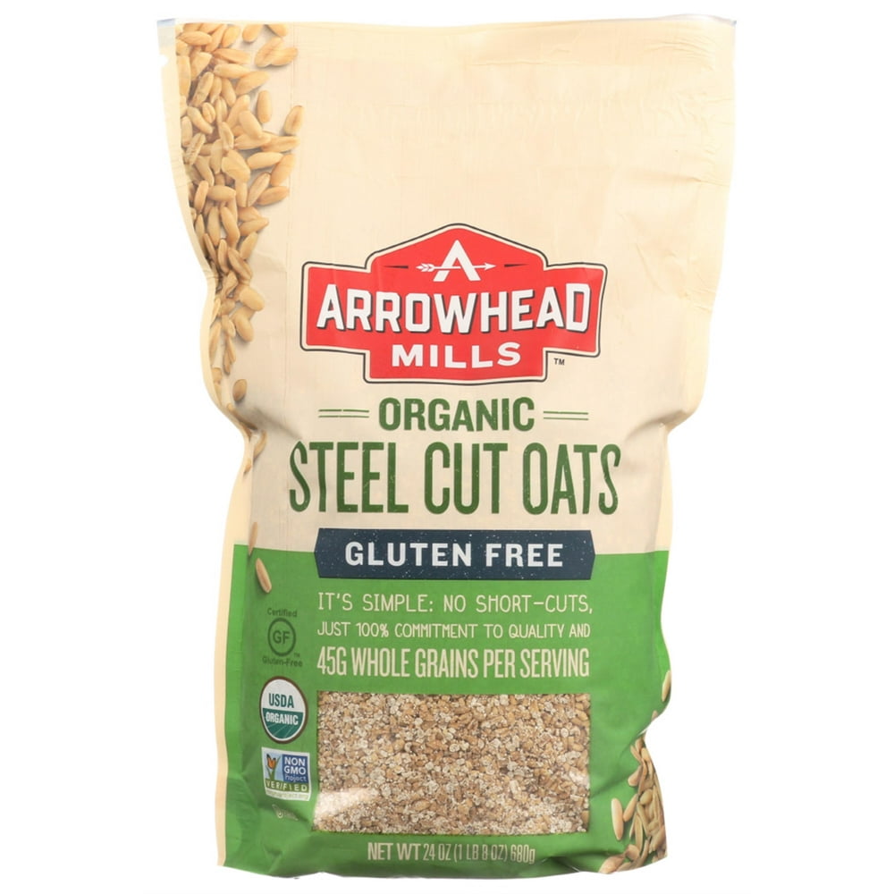 Arrowhead Mills Organic Gluten Free Steel Cut Oats, 24 Oz