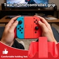 thumbnail image 5 of Comfort Grip for Switch, Joy-Con Controller Game Accessories Handheld Joystick Remote Control Holder, Red, 5 of 7