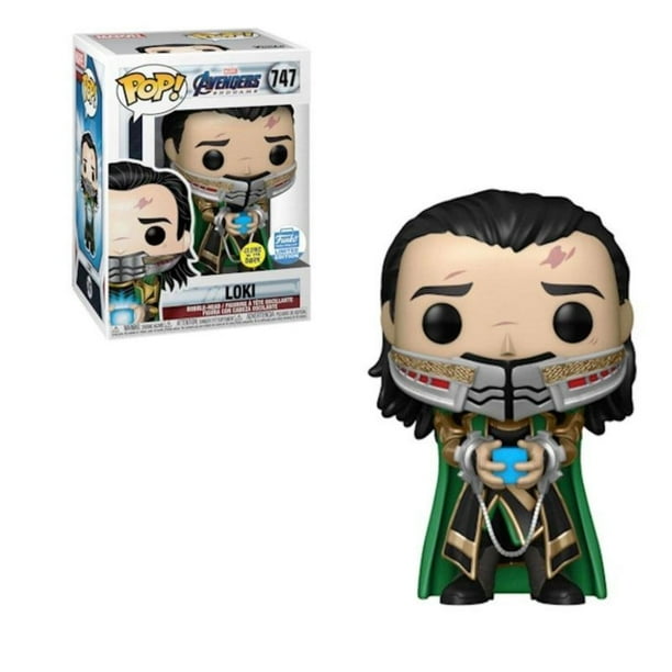 Funko Pop Loki Tesaracto 747 Glow Avengers Endgame