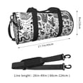 thumbnail image 4 of Fotbe Fall Forest Pattern Foldable Sports Gym Bag with Wet Dry Pocket, Ultralight Travel Bag, Large Capacity Duffel Bag, Splash Proof Carry on Bag, Overnight Bag, Weekender Bag, 4 of 8