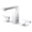 Chrome, variant on sumerain Brushed Gold 8 Inch Widespread Bathroom Faucet 2 Handle Lavatory Faucet Solid Brass, with Quick Connect Hose