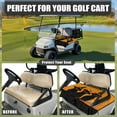 thumbnail image 4 of Yuyamidu Black Cat Golf Cart Seat Covers Easy to Install Golf Cart Cushion Covers Halloween Club Car Seat Towel Blanket with 4 Front Pockets, 4 of 7