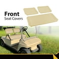 thumbnail image 6 of Club Car DS 1982-2000.5 Golf Cart Front Seat Covers in Brown Tan  Quick Installation Vehicle Accessory, 6 of 8