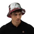 thumbnail image 4 of KLL Eagle With Hat And Roses for Bucket Hat for Women Men Packable Travel Beach Sun Hat Outdoor Rave Accessories Reflective Fisherman Cap, 4 of 6