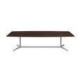thumbnail image 2 of Bush Business Furniture 120W x 48D Boat Shaped Conference Table in Black Walnut, 2 of 6