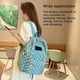 thumbnail image 4 of Minnieouse escolar para mujer, bolso a cuadros de nailon a la moda, portátil, para playa, oficina, deportes, senderismo, botella de agua, bolso de Mochilas Minnieouse AP012103-00, 4 of 6