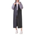 thumbnail image 2 of Adult Long Waterproof Rain Poncho Heavy Duty Hooded Raincoat Full Length for Hiking, Camping, Fishing & Outdoor Activities, 2 of 5
