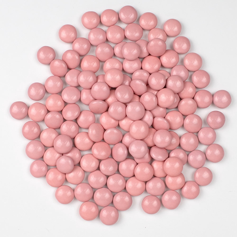 795 ct Pink Bulk Chocolate Coated Gems For Parties, Gifting, Baking And Candy Buffets (1.87lb)