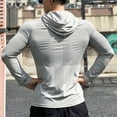 thumbnail image 5 of pstuiky Camisas de invierno de manga larga para hombre, Sudadera con capucha fina de manga larga para hombre, para fitness, exteriores, correr, otoño, transpirable y de secado rápido xl, 5 of 5