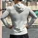 thumbnail image 5 of pstuiky Camisas para hombre de manga larga, Sudadera con capucha fina de manga larga para hombre, para fitness, exteriores, correr, otoño, transpirable y de secado rápido salir tops xxxl, 5 of 5