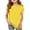 #A07-Yellow, variant on Abcomgle Girls Tee Shirts 10-12 Crewneck Short Sleeve Curve Hem Tops Summer Soft Cotton Girls Shirts Cute Girls Blouse,Yellow,2-3Years
