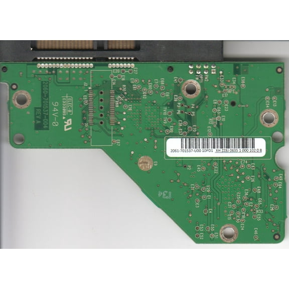WD1602ABKS-18N8A0, 2061-701537-U00 10PD1, WD SATA 3.5 PCB