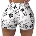 thumbnail image 2 of Honeii Cute Cow and Milk Stains Print Women's Workout Shorts, Gym Shorts for Active Wear, Sports Shorts,Women's Running Shorts,Quick Dry Athletic Shorts-XX-Large, 2 of 8