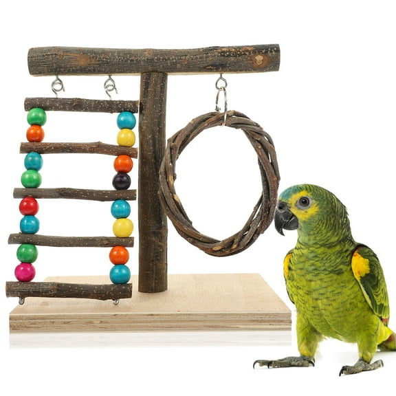 Masteelf Parrot Cage Parrot Stand Bird Perch Stand 20X15X22CM