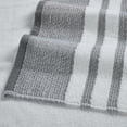 thumbnail image 3 of Modern Threads Reinhart 6-Piece Quick Dry Striped, Cotton Bath Towel Set, Coal Black, 3 of 4