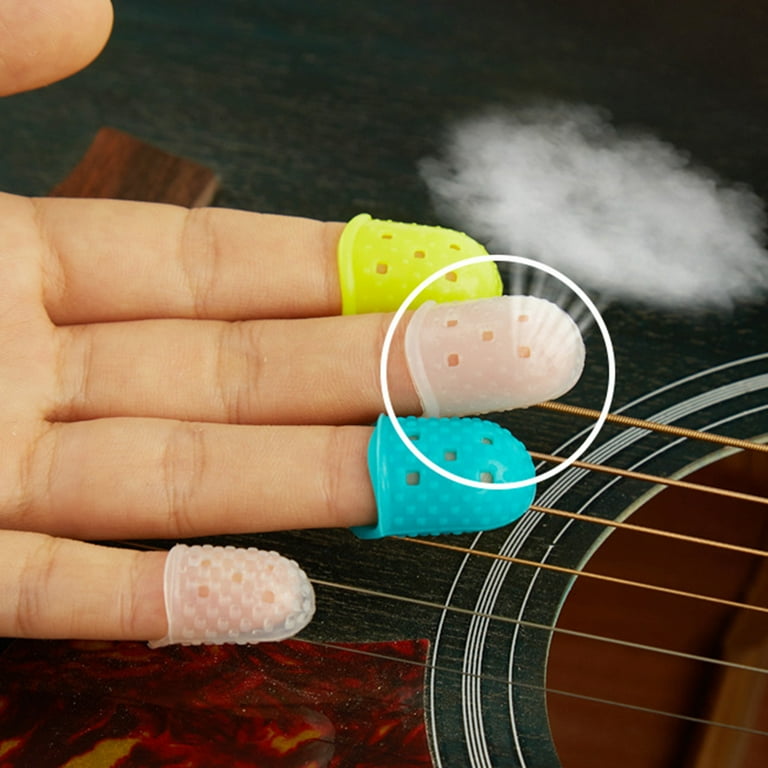 Heldig Silicone Guitar Finger Guards, Guitar Fingertips, Finger