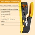 thumbnail image 4 of YISITIAN RJ45 Crimping Tool Kit Ethernet Crimp Tool Set (Yellow) CJ919-64832, 4 of 8
