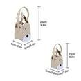 thumbnail image 3 of EIMELI 2PCS Fruit Basket Christmas Decoration Storage Bag Felt With Handle Grey Home Craft Durable Small Gift, 3 of 13
