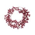 thumbnail image 4 of Guirnalda navideña de frutos rojos, guirnalda navideña, artesanía, decoración para fiestas, adorno para puerta, guirnalda para interior, exterior, Sin luz, 4 of 8