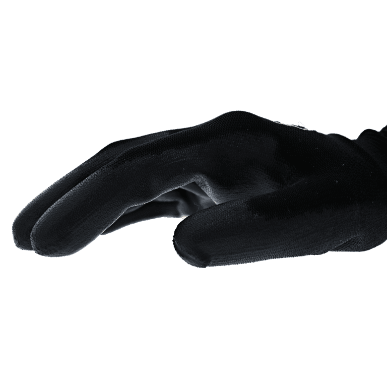 Gorilla Grip Slip Resistant Work Gloves 5 Pack, Medium ,Black