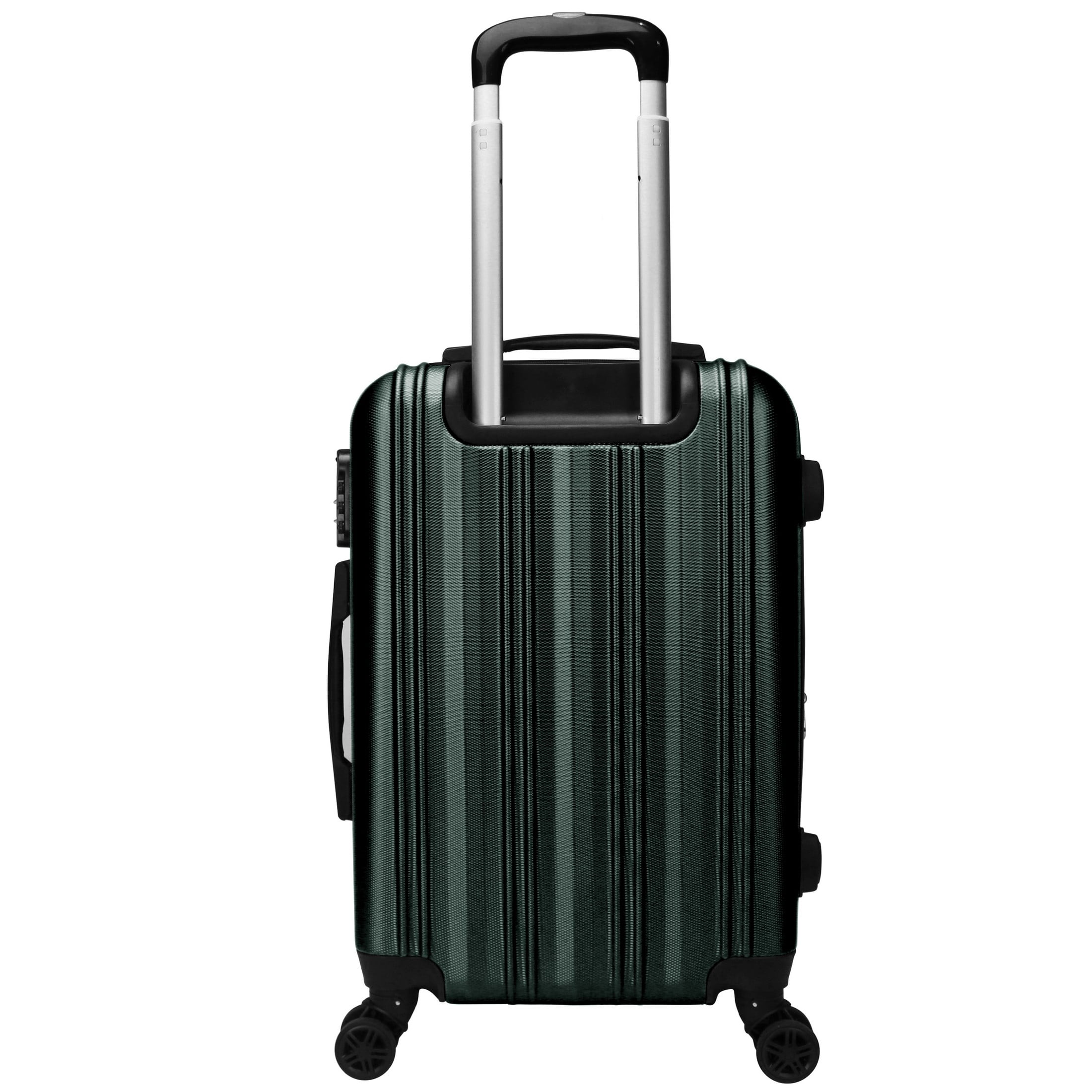 CalBags Kemyer Quest 20-Inch Carry-On Hardside Lightweight Expandable Spinner Suitcase Luggage - British Green