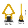 thumbnail image 3 of Unique Bargains 2 Set Universal ABS Purple Triangle Shaped Car Tow Hook Decor Front Rear Bumper Trailer Sticker Adorn, 3 of 7